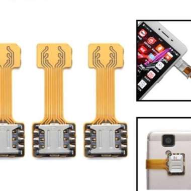 Dual simcard adapter Hybrid / Sim card Extender NANO Card converter Nano SD