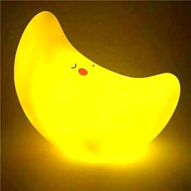 Lampu Tidur Motif Awan/Bintang/Bulan LED Lampu Tidur Baterai bulan random