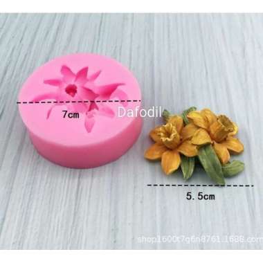 Cetakan Silikon DAFODIL / Cetakan Silicone Puding / Cetakan Pudding