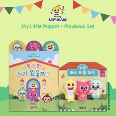 Pinkfong Baby Shark Hogi My Little Puppet and Playbook Set