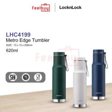 LocknLock Exclusive Metro Edge Tumbler 620ml - LHC4199 ivory