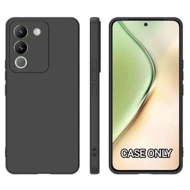 SOFTCASE VIVO V29 V29E 5G CASING DOFF MACARON BLACK PREMIUM LENS COVER PELINDUNG HP VIVO V29E 5G