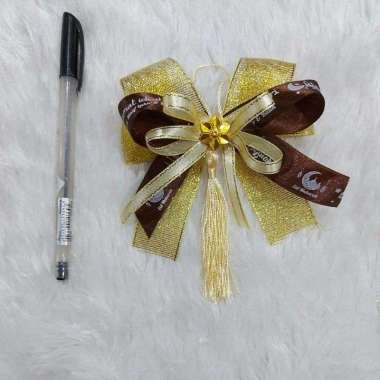 Pita SIAP PAKAI Parcel Lebaran/Hantaran/Kotak Kue Coklat Gold