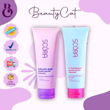 SCORA Facial Wash 1% Salicylic Acid Gentle Low pH cleanser - D panthenol Gentle Low pH Cleanser d-pa
