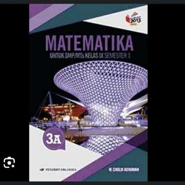 Buku SMP Matematika 3A untuk SMP / MTs kelas 9 Multivariasi Multicolor