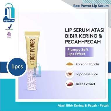 SOMETHINC Bee Power Propolis Glow Lip Serum Bibir Lips Honey Madu 7gr