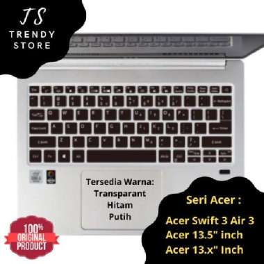 Keyboard Protector Cover Acer Swift 3 Air 3 SF313 13.5" inch Intel Putih
