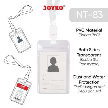 Name Tag Tanda Pengenal Gantungan Kartu Nama Joyko NT-83