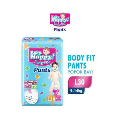 Promo Harga Baby Happy Body Fit Pants L30 30 pcs - Blibli