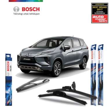 WIPER MITSUBISHI XPANDER DEPAN BELAKANG FRAMELESS BOSCH