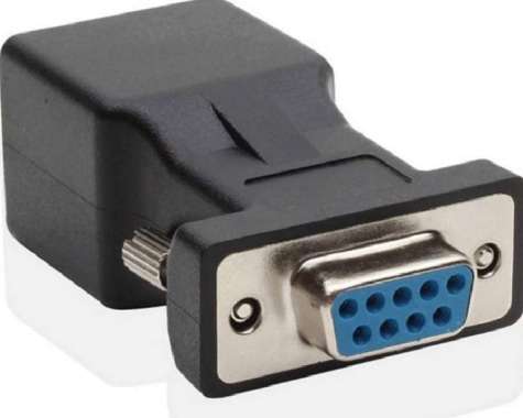 RS232 DB9 Female to RJ45 Male connector Adapter Converter konektor