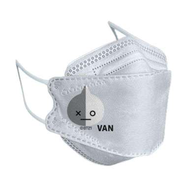 MIU MASK - BT21 KF94 Mask Adult (4Ply) ISI 24