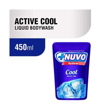 Nuvo Family Sabun Cair Active Cool Pouch 400ml