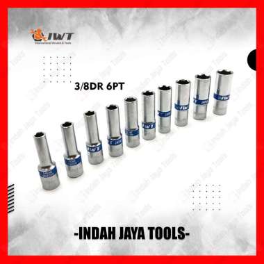IWT 3/8" PANJANG 8 9 10 11 12 13 14 mm - Kunci Mata Sok Impact Socket 10 MM