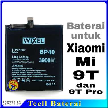 Baterai Wixel BP40 untuk Xiaomi Mi 9T dan 9T Pro