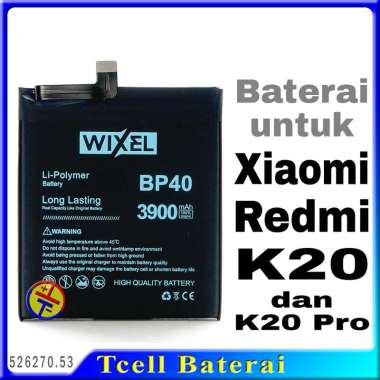 Baterai Wixel BP40 untuk Xiaomi Redmi K20 dan K20 Pro