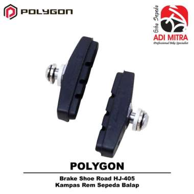 Polygon Brake Shoe Road HJ-405 Kampas / Karet Rem U-Brake Sepeda Balap
