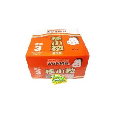 Okame Natto Goku Kotsubu ( 50gr X 3 ) | Natto Kedelai Jepang 150 Gram