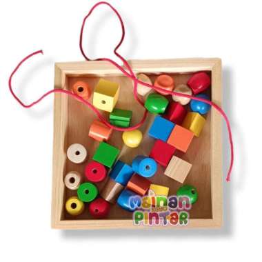 Aneka Mainan Edukasi Anak Terlengkap Harga Terjangkau Meronce Geometri