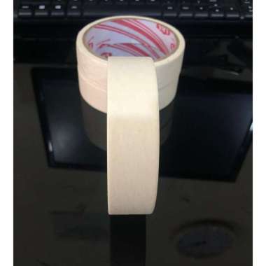 Lakban Isolasi Kertas 1inch / Masking Tape Lakban Kertas