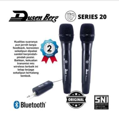 Mic Bluetooth Wireless Dusenberg Series 20 Bisa Charger 2 Mic Original