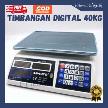 Timbangan Buah Digital 40KG/ Digital Computing Scale 40kg Double Display Timbangan Buah Sayur Digita