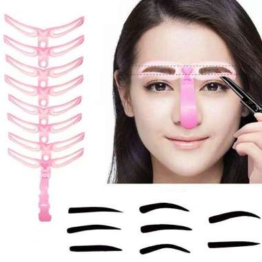 Eyebrow Template Delapan Model Alis Mata Cetakan Alis 8 In 1 Wanita Cetakan Alis