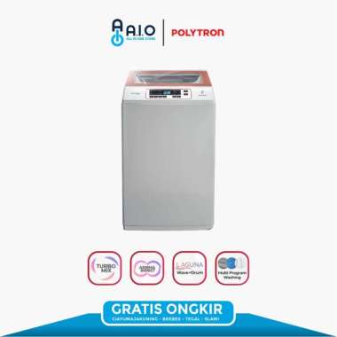 POLYTRON - MESIN CUCI 1 TABUNG / TOP LOADING 10 KG - PAW 1028 W