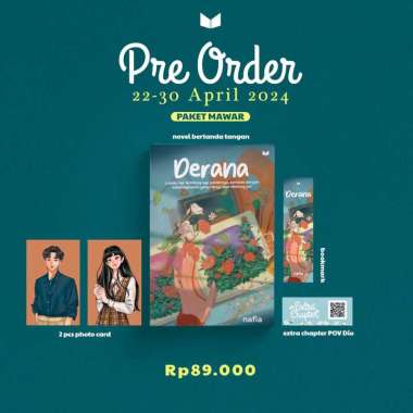 Novel Derana by Nafira - Penerbit Mediakita P. SEMICOLON