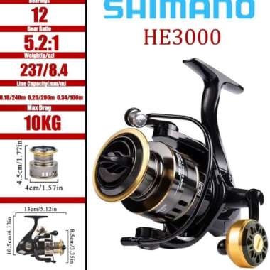 New Reel SHIMANO rel pancing reel 500-7000 shimano Pancing 1 set alat 2000 HE