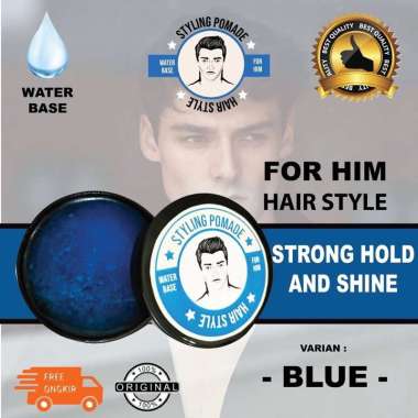 Pomade Strong Hold and Shine Water Base - Hair style Pomade Terlaris Pomade Styling Rambut Pria (BPO