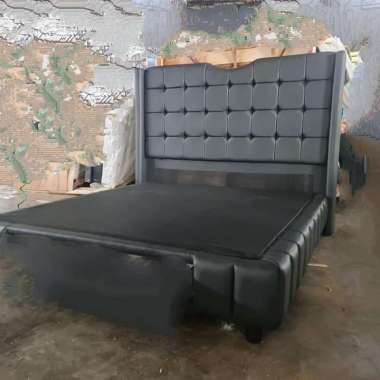 divan dan sandaran oscar tinggi 180 x 200 triplek divan busa