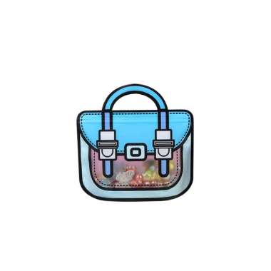 OEM SK-C1094 Plastik Bingkisan Ziplock Motif Tas Ransel / Goodie Bag Birthday 3D Zip Lock / Plastik 