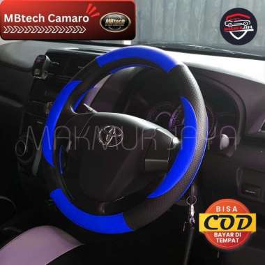 cover stir mobil L300 sarung stir mobil pickup truck mini bus travel haice hitam biru