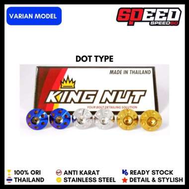 Baut Plat Nomor Tameng Depan Honda Yamaha Mio Scoopy Beat Nouvo Fino Baut Probolt Thailand King Nut