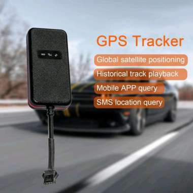 AUW GPS Tracker Mobil Motor Alat Pelacak Anti Maling Waterproof - GT003 - Black