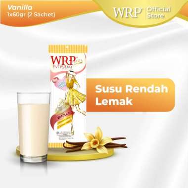 WRP Low Fat Milk Vanilla 60g - Susu Rendah Lemak(Flash Sale)-FP