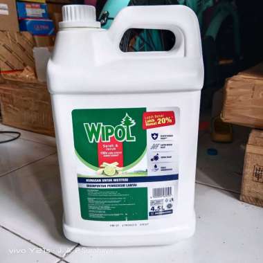 WIPOL PROFESIONAL KARBOL SEREH & JERUK 4.5L FLOOR DESINFEKTAN JERICAN