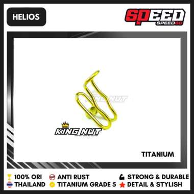 Gantungan Barang Motor Baut Titanium Grade 5 Thailand King Nut Gantungan + Baut Helios