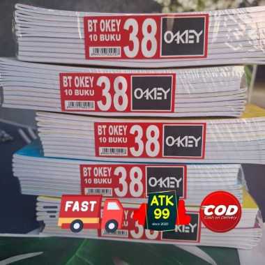 Okey 38 Lembar/Block Note/Buku Catatan Sekolah/Alat Tulis/Note Book/Block Note/Belajar