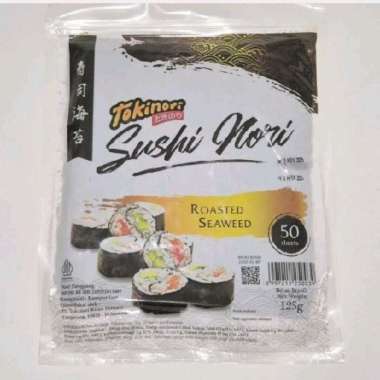 Tokinori Sushi Nori 50 Sheets / Sushi Nori / Rumput Laut lembaran