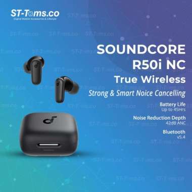 Anker Soundcore R50i NC / R50 i NC Adaptive Noise Canceling ANC True Wireless TWS - A3959 Black