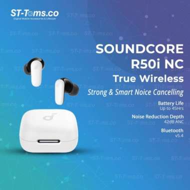 Anker Soundcore R50i NC / R50 i NC Adaptive Noise Canceling ANC True Wireless TWS - A3959 White