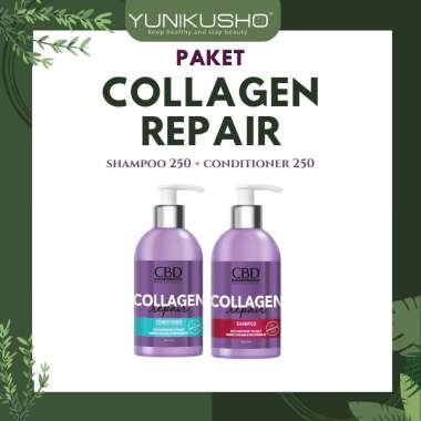 Paket CBD Collagen Repair Shampoo & Conditioner 250ml