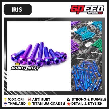 Baut Full Set Honda Vario 160 Baut Titanium Grade 5 Thailand King Nut Iris