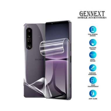 ANTI GORES JELLY HYDROGEL SONY XPERIA 5 5ii 5iii ii iii FULL SCREEN PROTECTOR DEPAN+BELAKANG XPERIA 