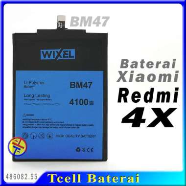 Baterai Wixel BM47 untuk Xiaomi Redmi 4X