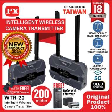 PX WTR 20 PX WTR-20 Wireless Video Transmitter System Camera Receiver