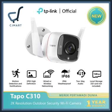 TP-Link Tapo C310 3MP Outdoor Wi-Fi Camera CCTV IP Kamera Night View