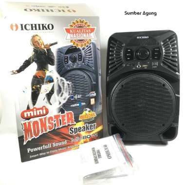 Speaker Aktif Karaoke Powerful Sound Ichiko Monster MM80 v11 Portable